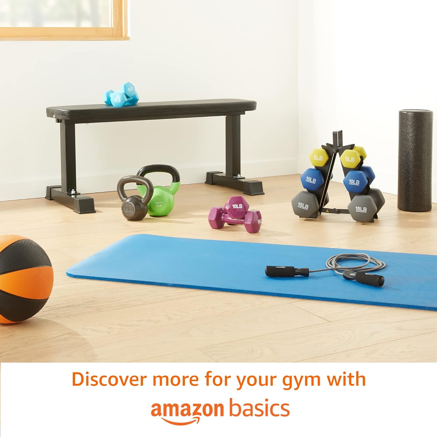 Amazon Basics Vinyl Kettlebell - Image 7
