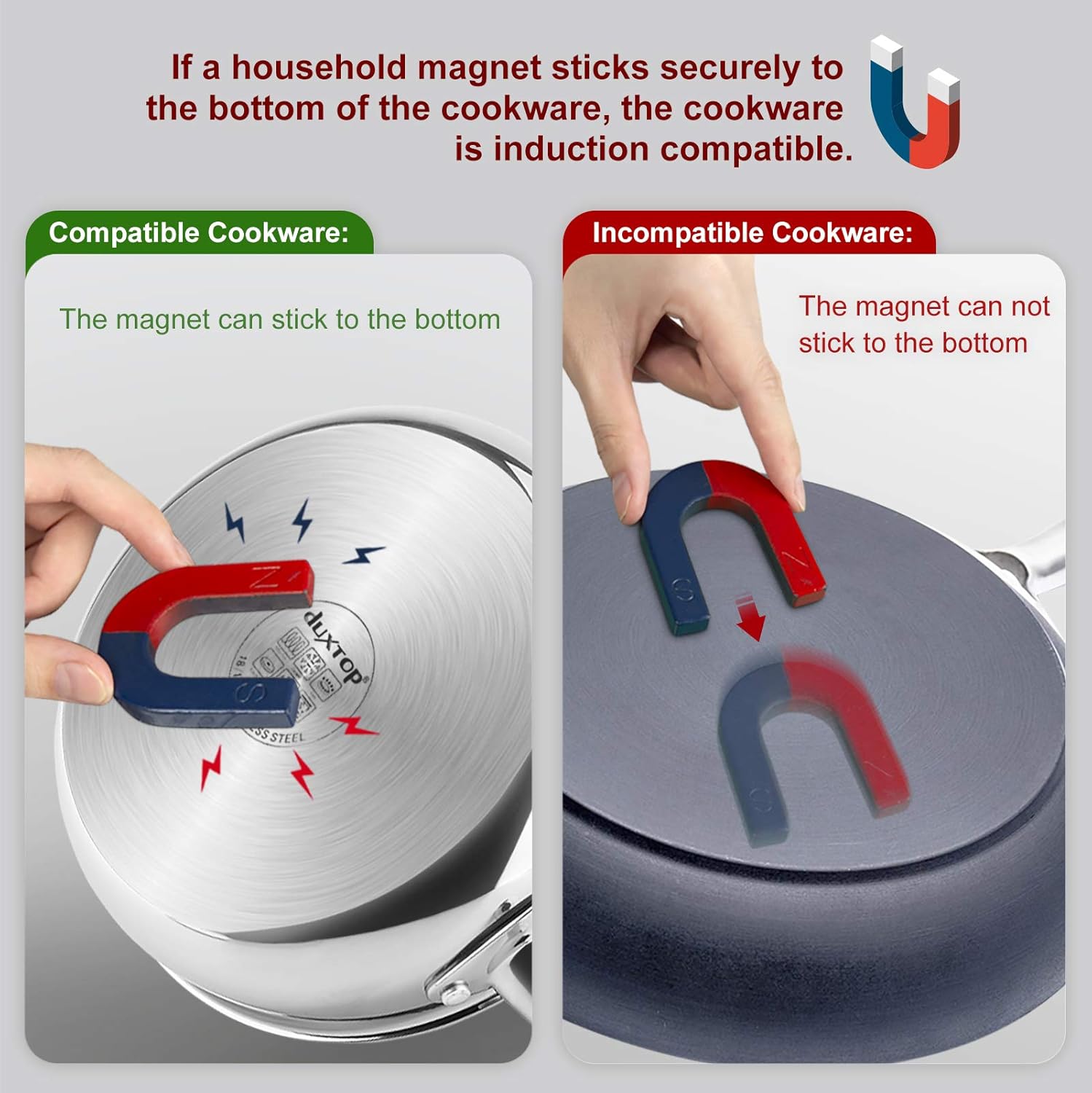 Duxtop 1800W Portable Induction Cooktop Countertop Burner, Black 9100MC/BT-M20B - Image 5