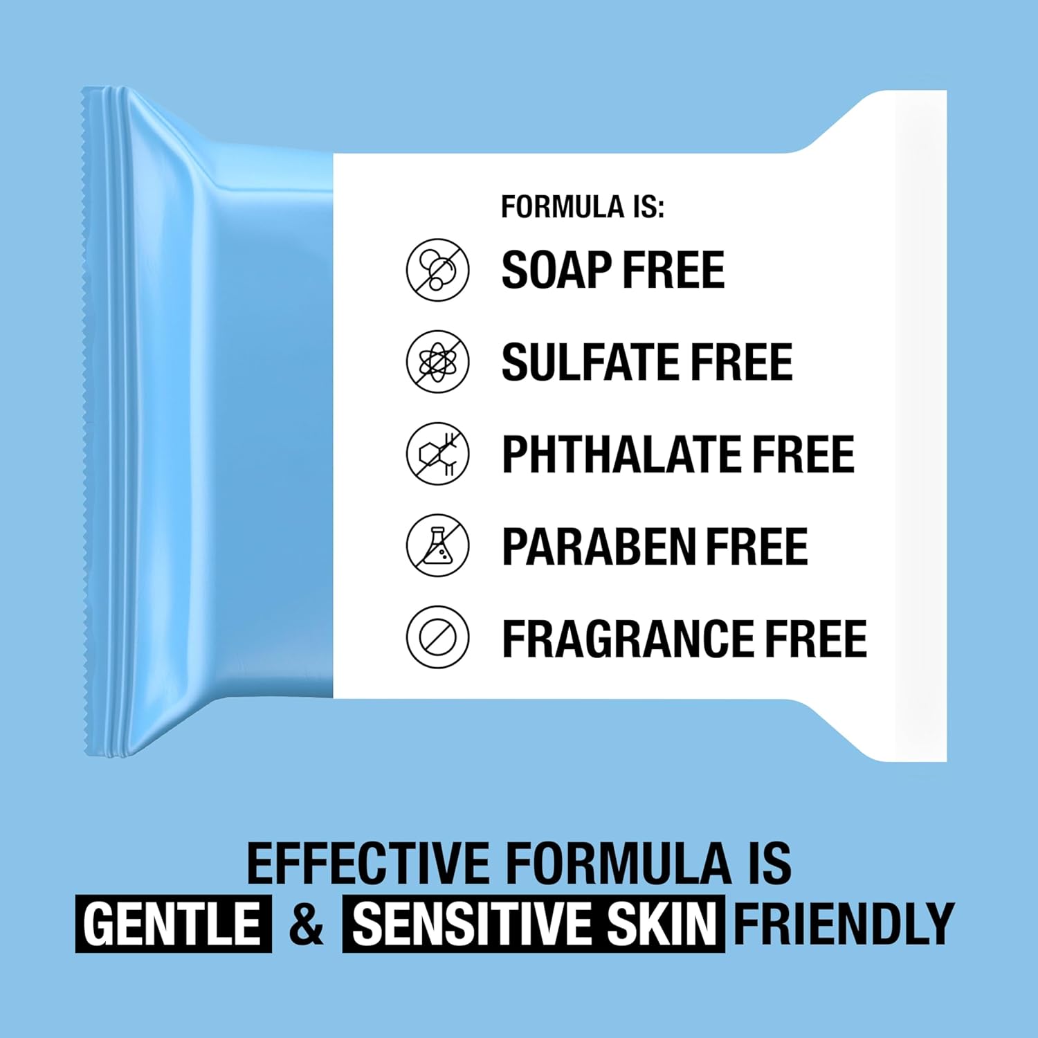 Neutrogena Cleansing Fragrance Free Makeup Remover Face Wipes, Cleansing Facial Towelettes for Waterproof Makeup, Alcohol-Free, Unscented, 100% Plant-Based Fibers, Twin Pack, 2 x 25 ct - Image 6