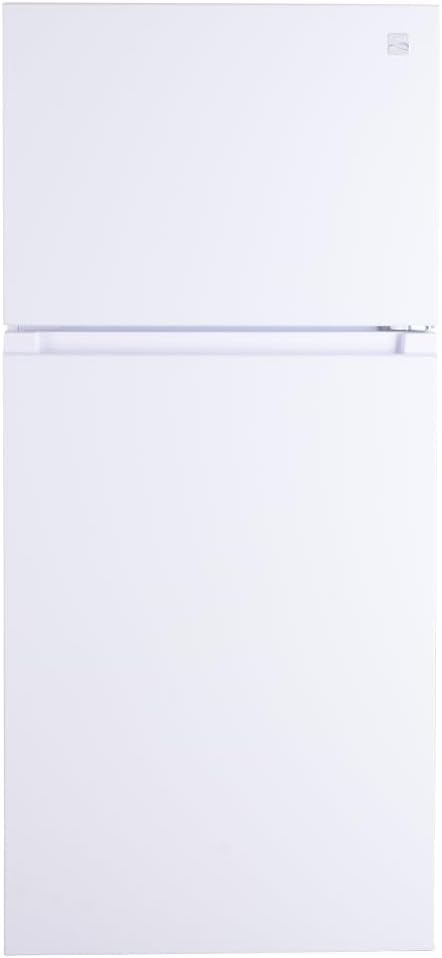 Kenmore 30 in. 18.2 cu. ft. Capacity Refrigerator/Freezer with Adjustable Glass Shelving, Humidity Control Crispers, Gallon Door Bins, ENERGY STAR Certified, White - Image 2