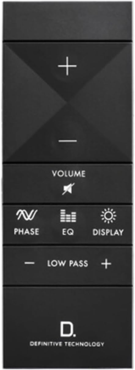 Definitive Technology Descend DN12 12" Subwoofer (2021 Model) - Optimized for Movies and Music, New 3XR Architecture, 1500W Peak Class H Amplifier & (2) Pressure-Coupled 12" Bass Radiators, Black - Image 6