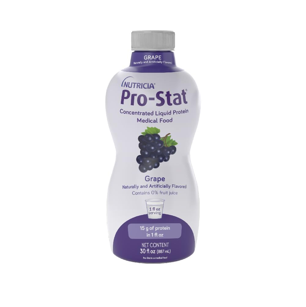 Pro-Stat Concentrated Liquid Protein Medical Food - Grape Flavor, 30 Fl Oz Bottle - Image 2