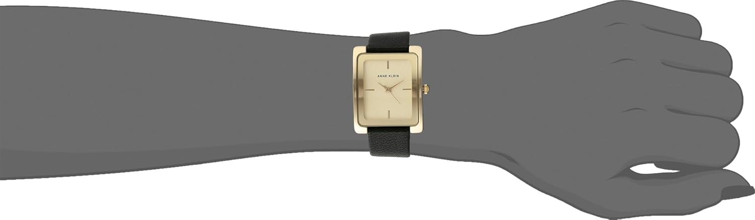 Anne Klein Women's Leather Strap Watch - Image 3