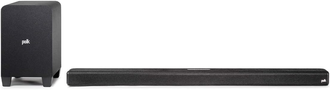 Polk Audio Signa S4 Sound Bar with Wireless Subwoofer - Dolby Atmos 3D Audio, Exclusive VoiceAdjust & BassAdjust Technology, HDMI eARC, Works with 8K, 4K & HD TVs, Bluetooth, Wireless Streaming - Image 2