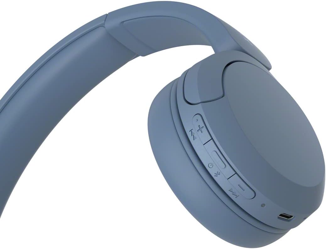 Sony WH-CH520 Wireless Headphones Bluetooth On-Ear Headset with Microphone, Blue - Image 7
