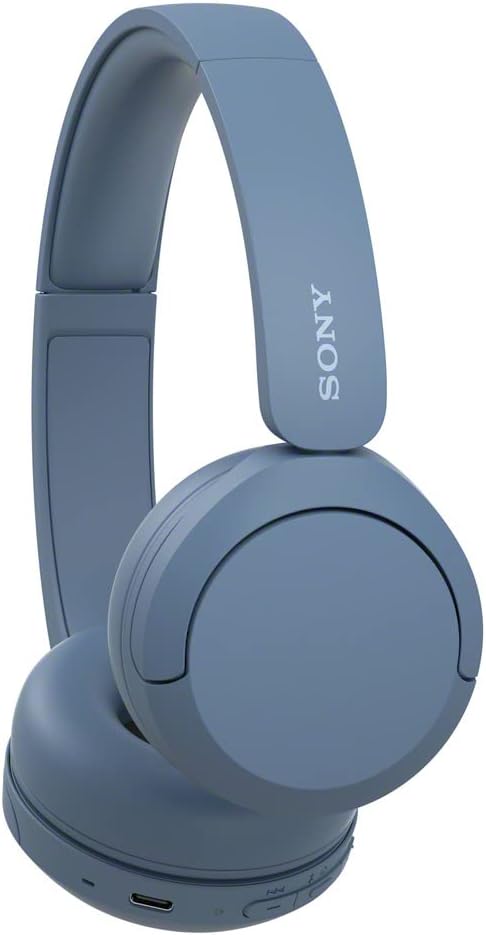 Sony WH-CH520 Wireless Headphones Bluetooth On-Ear Headset with Microphone, Blue - Image 10