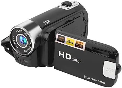 Digital Camcorder, DH-90 16X Digital Zoom 2.7 Inch Colourful Display Screen, High Definition Camera Image Video Shooting Camcorder US Plug 110-240V - Image 2