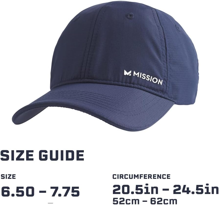 MISSION Cooling UPF Performance Hat - Unisex One Size Cap for Workouts, Golf & Running - Sweat & Water Activated Technology - Image 8