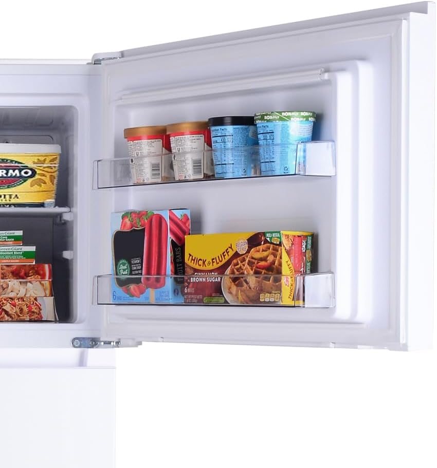 Kenmore 30 in. 18.2 cu. ft. Capacity Refrigerator/Freezer with Adjustable Glass Shelving, Humidity Control Crispers, Gallon Door Bins, ENERGY STAR Certified, White - Image 8