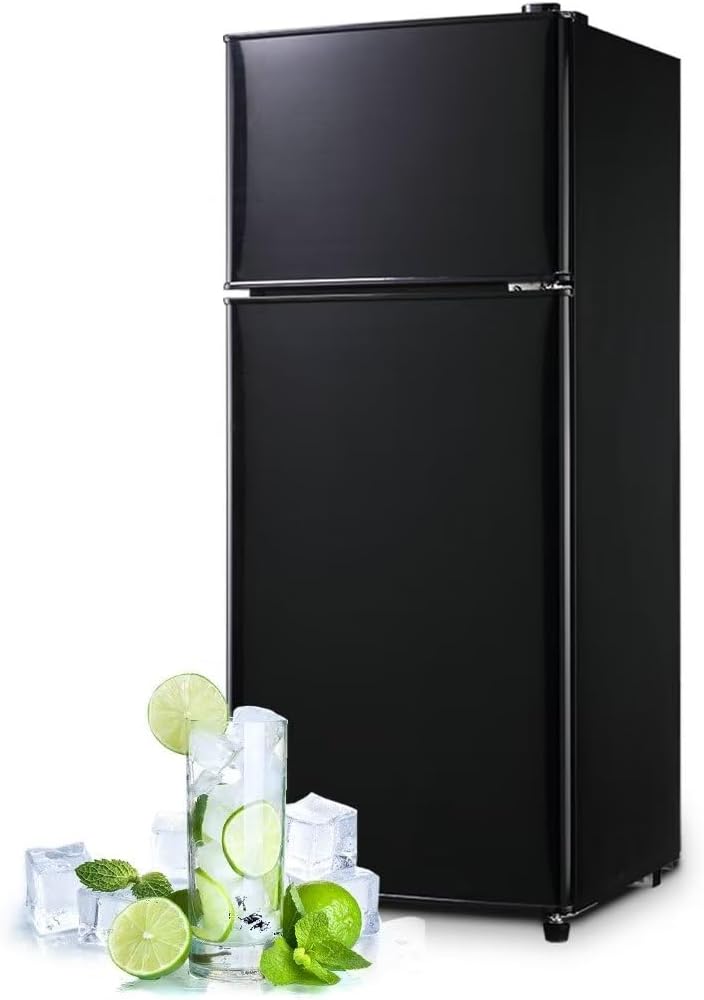 FLS-80-BLACK Refrigerator, Black - Image 2