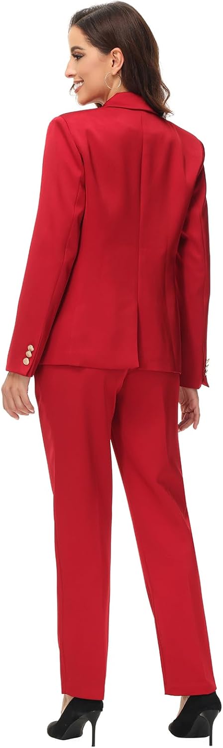 MODFUL Women Business Clothes Pant Suits Professional Office 2 Piece Suits - Image 6