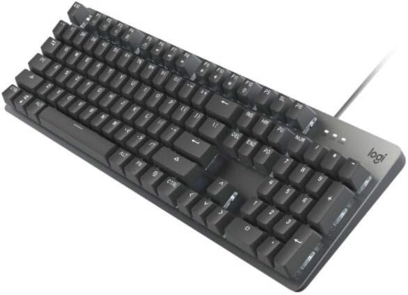 Logitech K845 Mechanical Illuminated Keyboard, Strong Adjustable Tilt Legs, Full Size, Aluminum Top Case, 104 Keys, USB Corded, Windows (TTC Brown Switches) - Image 2