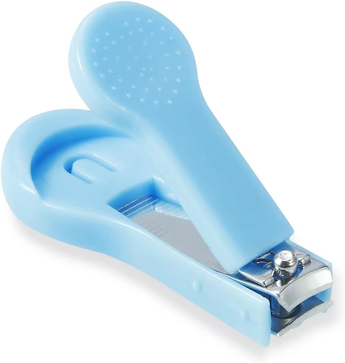 PandaEar Baby Healthcare & Grooming Kit - Baby Safety Set Comb, Brush, Finger Toothbrush, Nail Clippers, Scissors, Nasal Aspirator - Nursery Care Kit (Blue) - Image 4