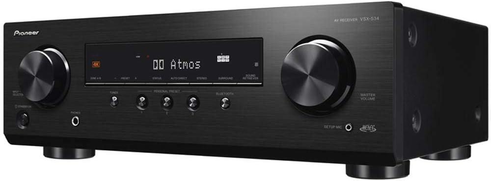 Pioneer VSX-534 Home Audio Smart AV Receiver 5.2-Ch HDR10, Dolby Vision, Atmos and Virtual Enabled with 4K and Bluetooth - Image 2