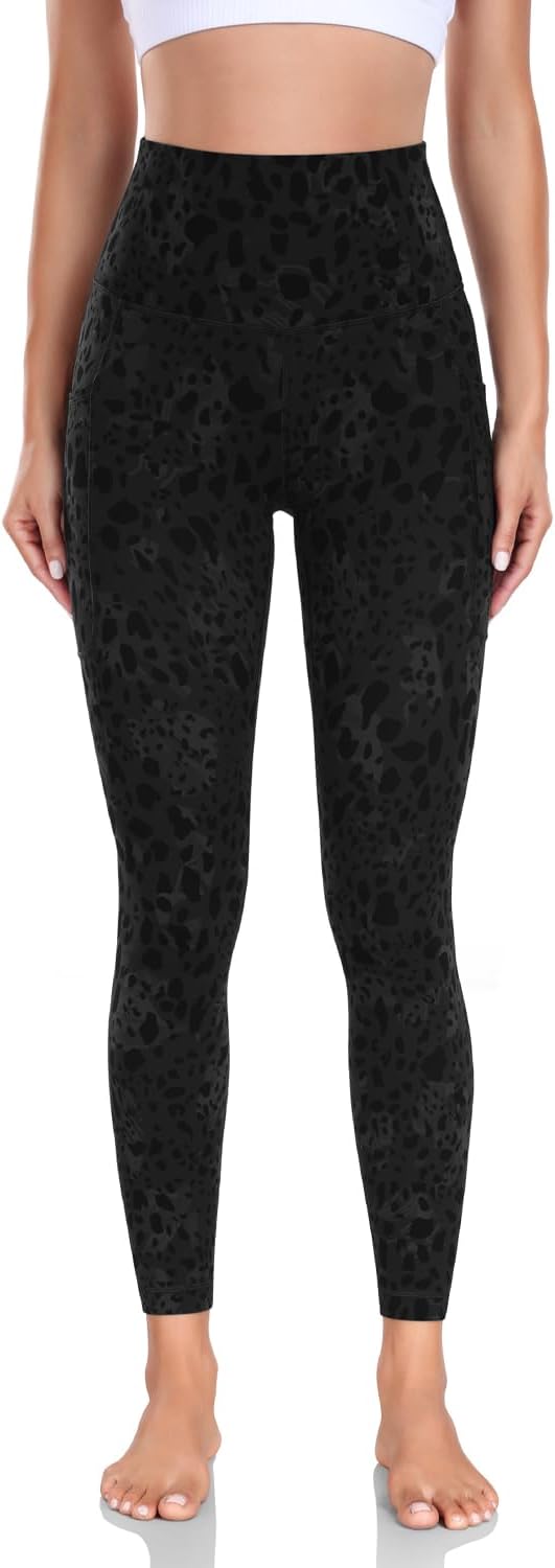 HeyNuts Workout Pro/Yoga Pro 7/8 Leggings with Side Pockets for Women, High Waisted Tummy Control Compression Pants 25'' - Image 4