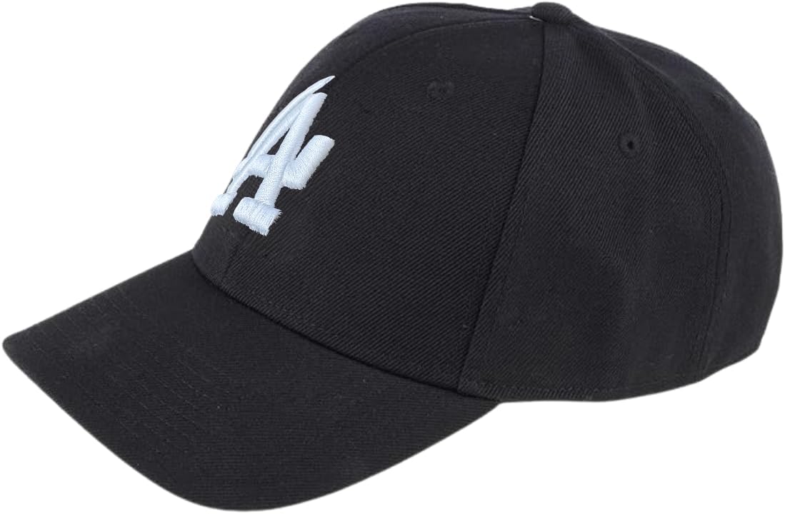 L&A Premium Clean Up Adjustable Hat | L&A Crafted from Pure Cotton Fabric | Suitable for Men and Women Black - Image 3