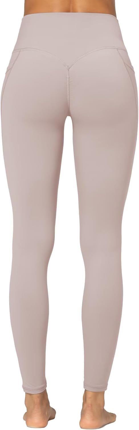 Sunzfly Invisible Butt Scrunch Workout Leggings with Pockets for Women, No Front Seam Gym Yoga Pants with Tummy Control - Image 5