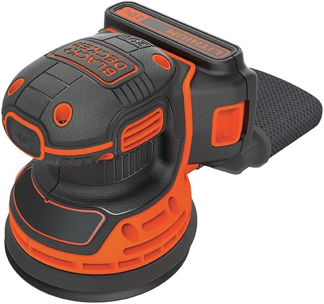 BLACK+DECKER 20V MAX Orbital Sander, Cordless, 12,000 OPM, 2 Sandpaper Sheets, Battery and Charger Included (BDCRO20C) - Image 4