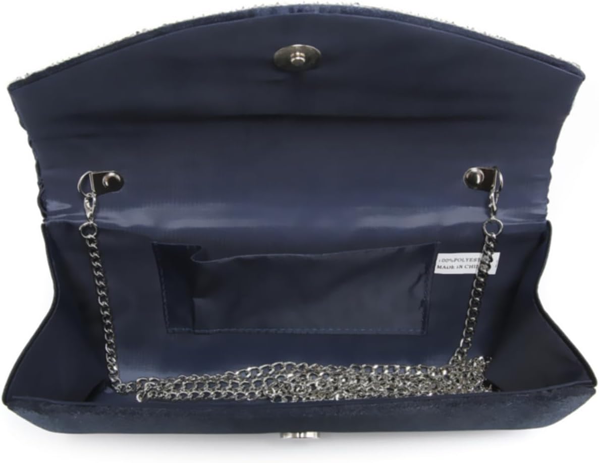 Dasein Clutch Purses for Women Evening Bags Formal Clutches with Rhinestones for Wedding Party Prom Dressy Purse - Image 6