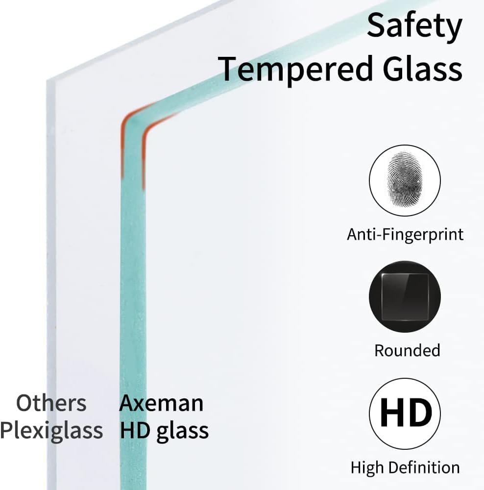 Axeman 18x24 Poster Frame with Mat for 16x20, Solid Oak Wood Picture Frame with Tempered Glass, Wooden 18''x24'' Minimalist Photo Frame with Free Wall Hooks for Art Photo and Prints, Walnut - Image 6