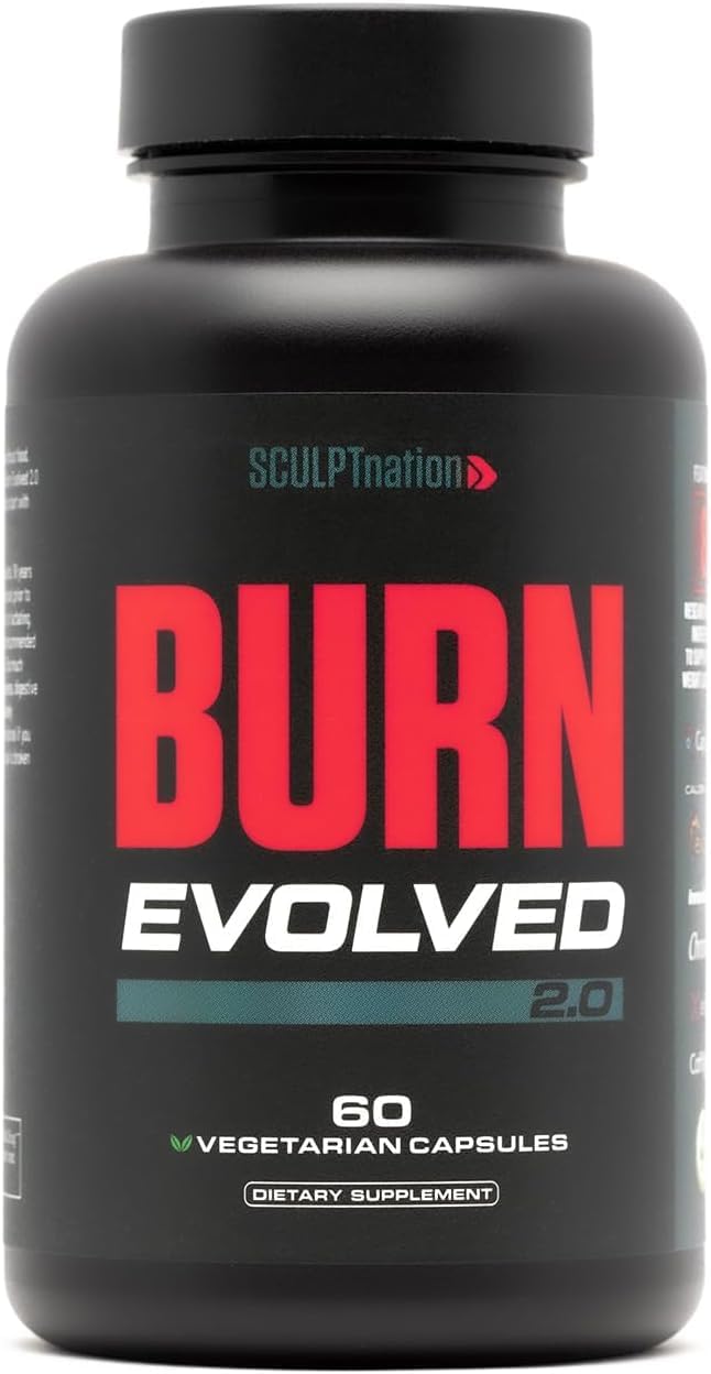 Sculpt Nation by V Shred Burn Thermogenic Fat Burner for Men & Women - Daytime Fat Burner Metabolism Booster - Premium Capsimax Cayenne Pepper, Chromax, Patented Ingredients - 60 Natural Veggie Pills - Image 2