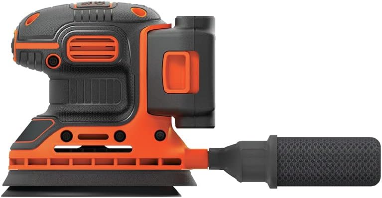 BLACK+DECKER 20V MAX Orbital Sander, Cordless, 12,000 OPM, 2 Sandpaper Sheets, Battery and Charger Included (BDCRO20C) - Image 3