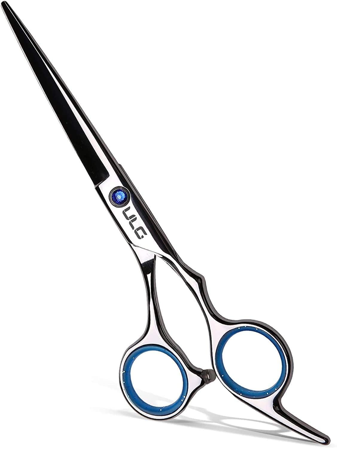 Hair Cutting Scissors, ULG Professional Hair Scissors 6.5 inch Right-Hand Razor Edge Barber Shears Salon Hair Cutting Shears Made of Japanese Stainless Steel, Hand Sharpened Blue - Image 2