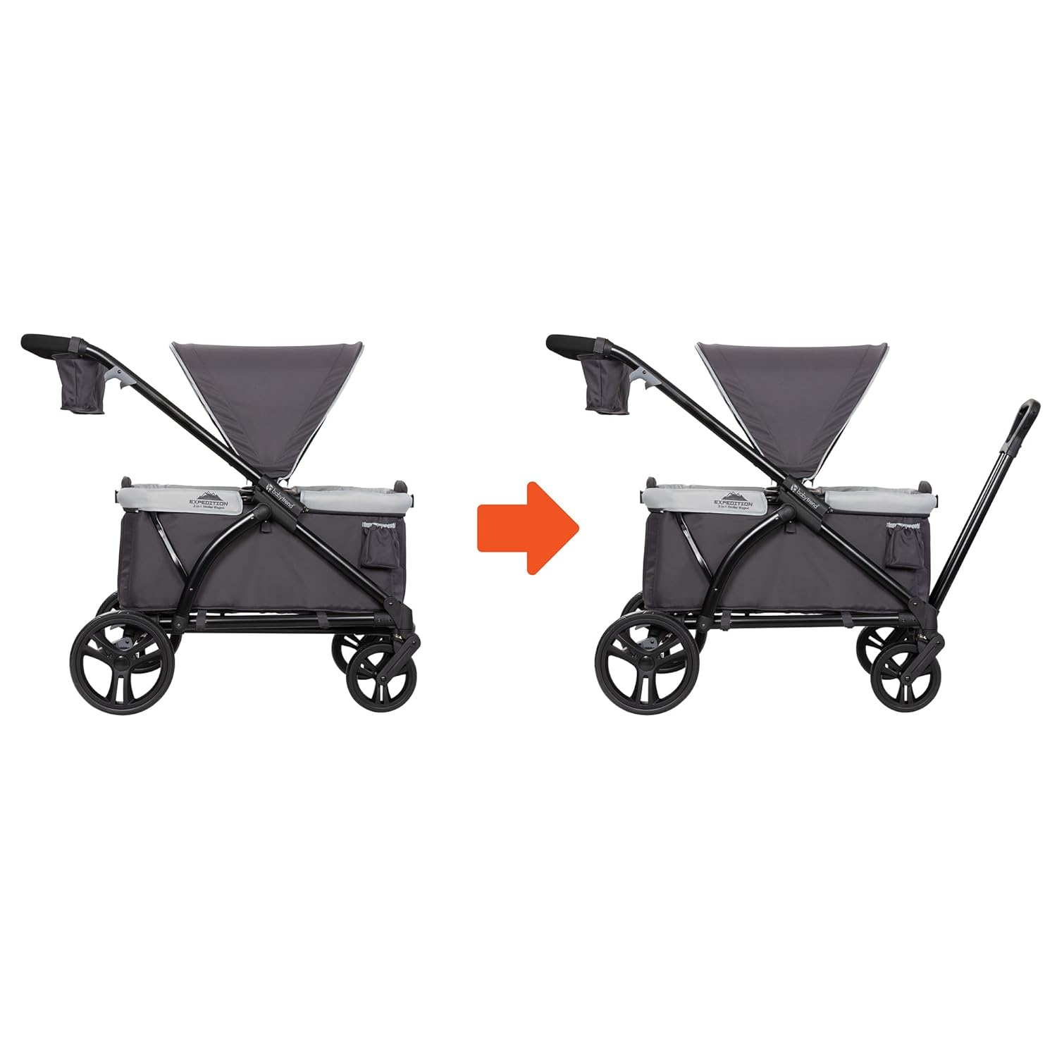 Baby Trend Expedition Stroller Wagon, Liberty Midnight - Image 12