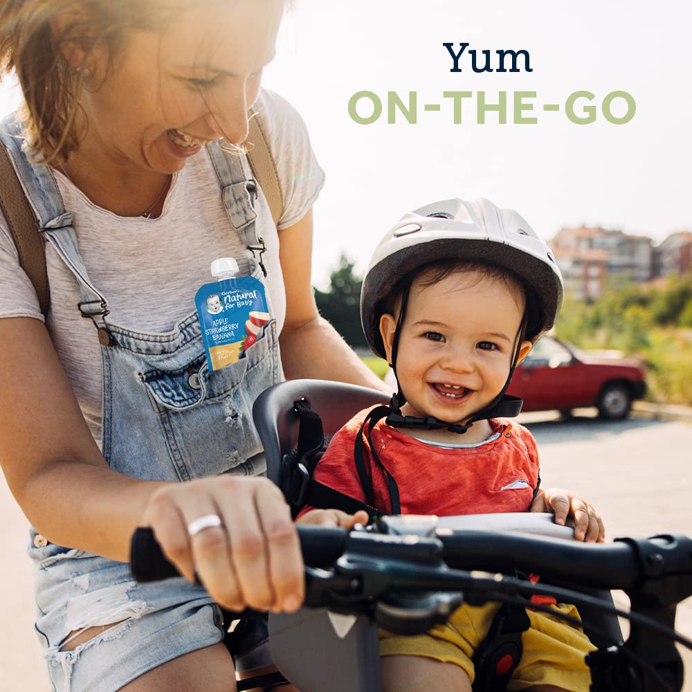 Gerber Baby Food Pouches, Toddler 12+ Months, Assorted Fruit Variety Pack, 3.5 Ounce (Set of 18) - Image 3