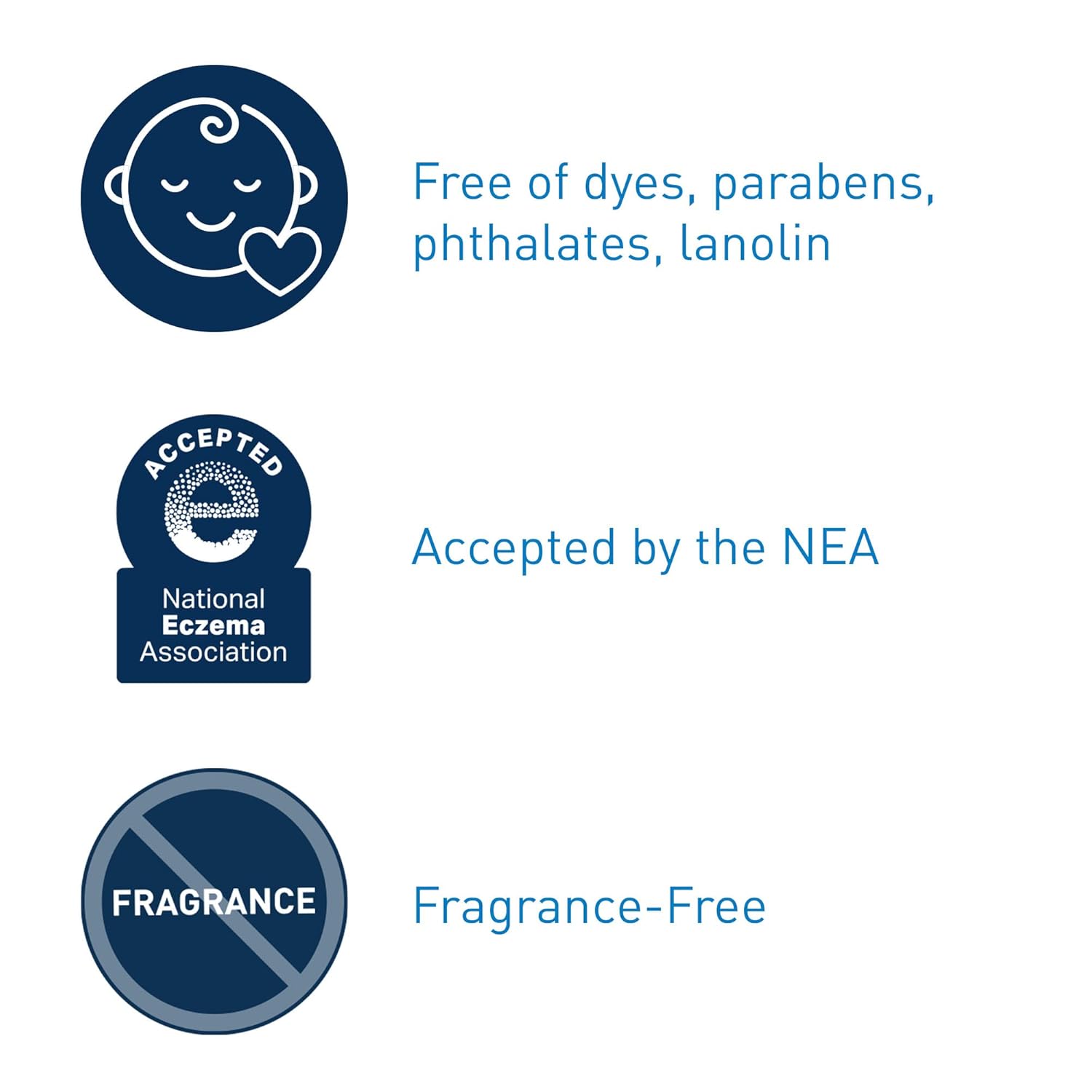 CeraVe Diaper Rash Cream, Baby Healing Ointment for Extra Dry, Cracked Skin, Diaper Cream with Ceramides & Vitamin E, Lanolin, Fragrance, Paraben, Dye, Phthalates & Sulfate Free, 3 Ounce - Image 4