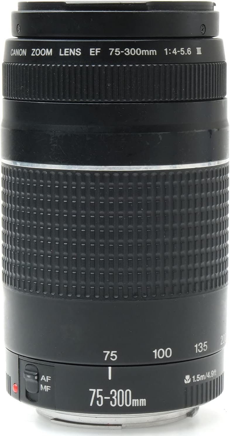 Canon EF 75-300mm f/4-5.6 III Telephoto Zoom Lens Black - Image 2