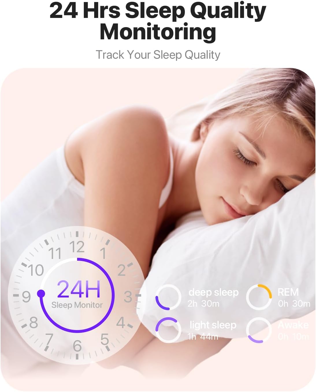 Smart Watch, HD Smartwatch for Men Women (Answer/Make Calls), Fitness Watch with 100+ Sport Modes, IP68 Waterproof/Heart Rate/Sleep Monitor, Activity Trackers for iOS/Android - Image 7