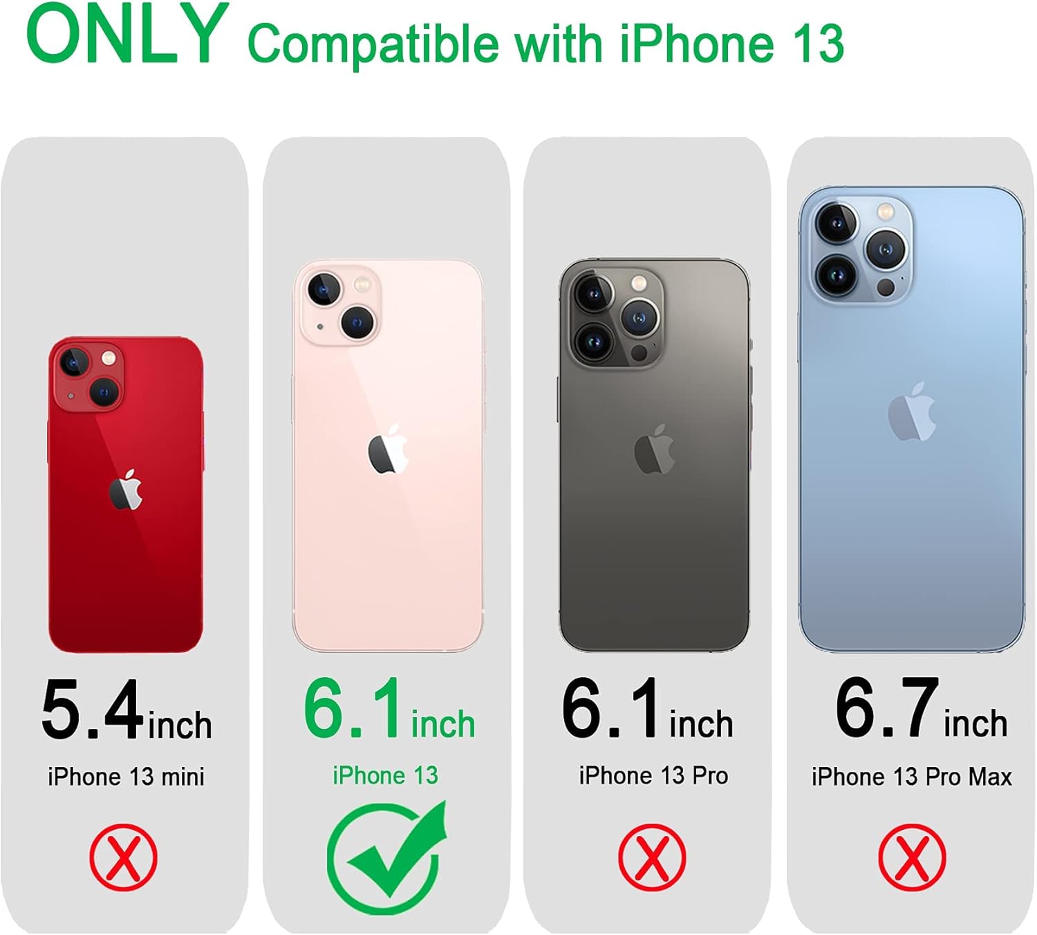 Compatible with iPhone 13 Case, Clear Glitter Soft TPU Shockproof Protective Bumper Cover, Sparkle Bling Sparkly Cute Slim Women Girls Phone Case for iPhone 13, 6.1inch - Image 3