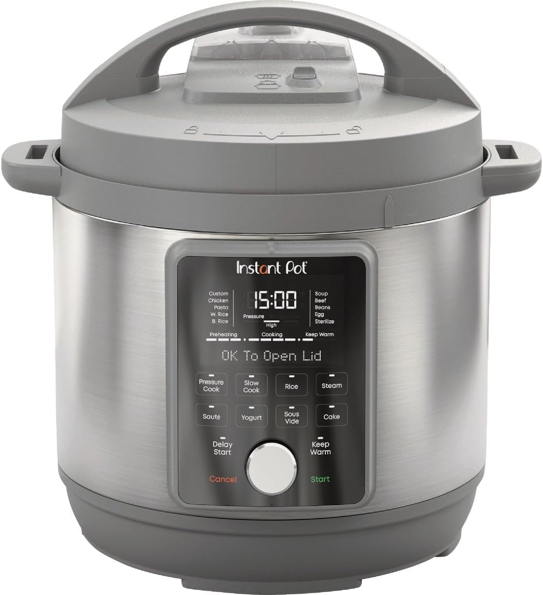 Instant Pot Duo Plus, 8-Quart Whisper Quiet 9-in-1 Electric Pressure Cooker, Slow Rice Cooker, Steamer, Sauté, Yogurt Maker, Warmer & Sterilizer, App With Over 800 Recipes, Stainless Steel - Image 2