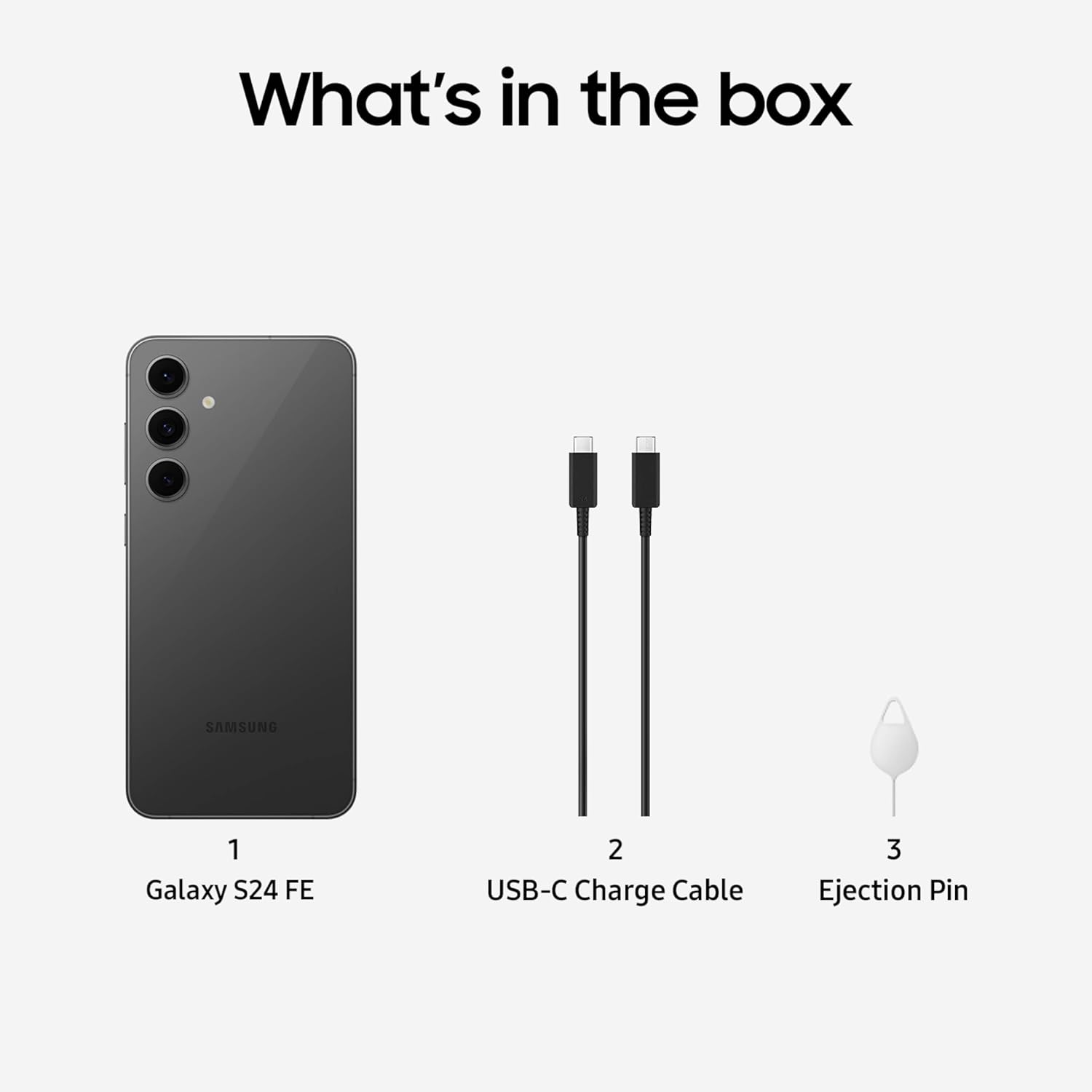 SAMSUNG Galaxy S24 FE AI Phone, 128GB Unlocked Android Smartphone, High-Res 50MP Camera, Long Battery Life, Brighter Display Screen, US Version, 2024, US 1 Yr Manufacturer Warranty, Graphite - Image 12