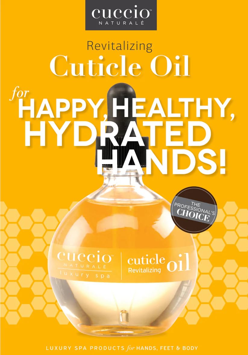 Cuccio Naturale Revitalizing- Hydrating Oil For Repaired Cuticles Overnight - Remedy For Damaged Skin And Thin Nails - Paraben /Cruelty-Free Formula - Milk And Honey - 2.5 Oz - Image 4