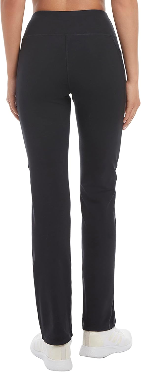 Jockey Women's Premium Pocket Slim Flare Yoga Pants - Image 3