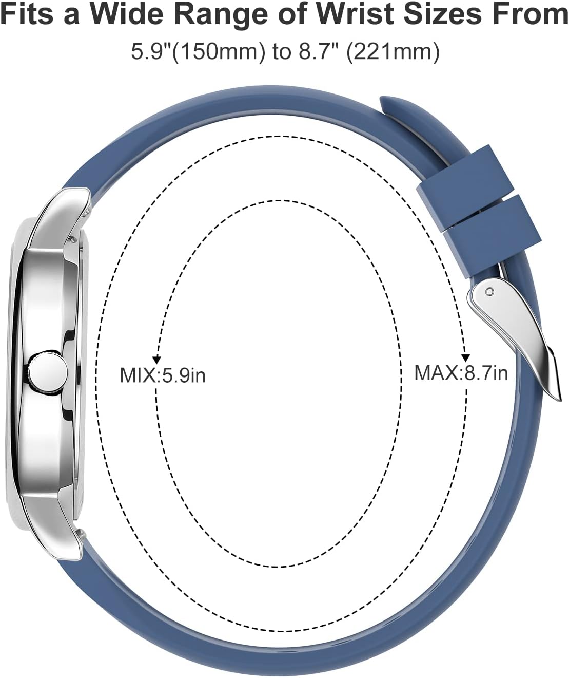 GOLDEN HOUR Waterproof Nurse Watch for Medical Professionals, Students Women Men - Military Time Luminouse Easy Read Dial, 24 Hour with Second Hand, Colorful Silicone Band - Image 6
