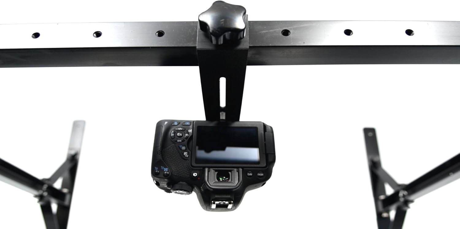 Glide Gear OH100 Professional Metal Overhead Table Top Mount Stand Photography Studio DSLR Video Camera iPhone Top Down Platform - Image 6