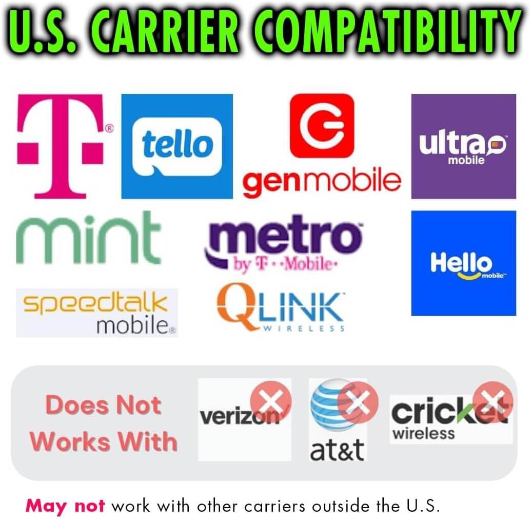 NUU N20 Basic Cell Phone for T-Mobile, Mint, Metro, Qlink, Tello and More 6GB/128GB, Perfect for Teenagers, Dual SIM 4G, Octa-Core 6.6" 90Hz HD+, Unlocked Phones Android Phone 14, US Warranty (Blue) - Image 3