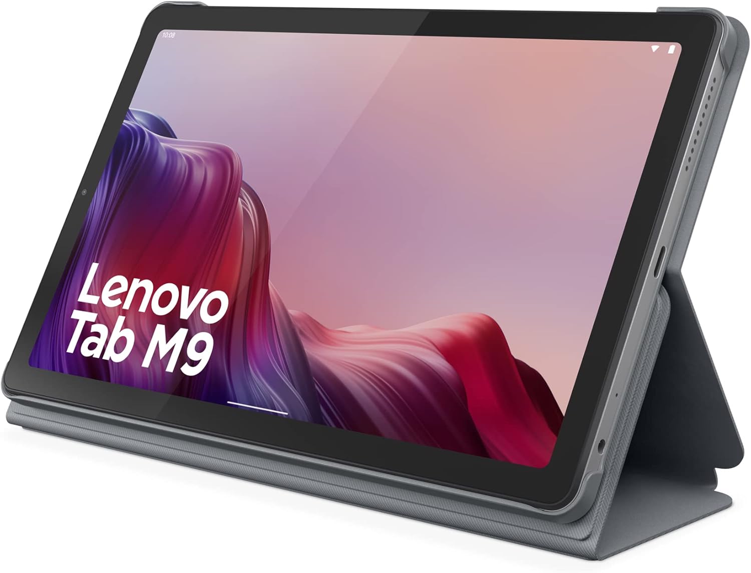 Lenovo Tab M9-2023 - Tablet - Long Battery Life - 9" HD - Front 2MP & Rear 8MP Camera - 3GB Memory - 32GB Storage - Android 12 or Later - Folio Case Included,Gray - Image 2