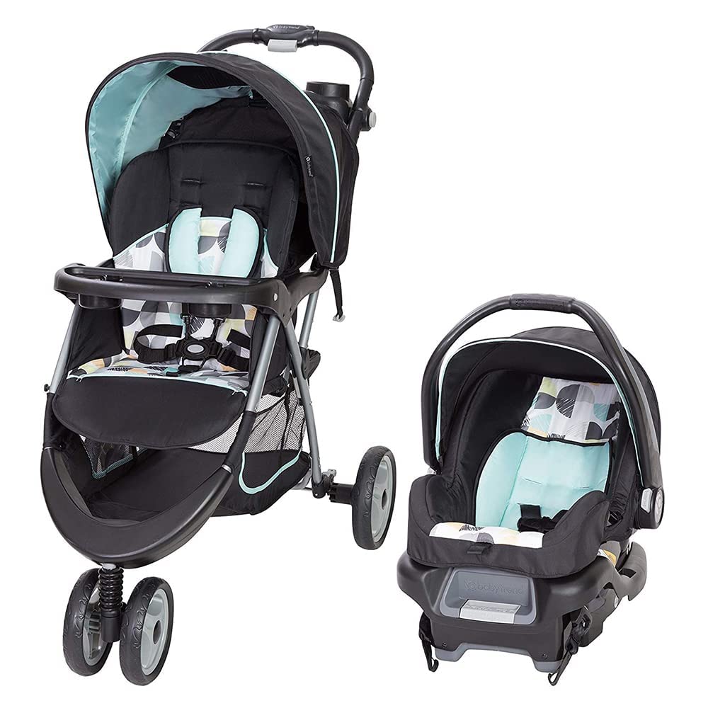 Baby Trend EZ Ride 35 Travel System, Doodle Dots - Image 2
