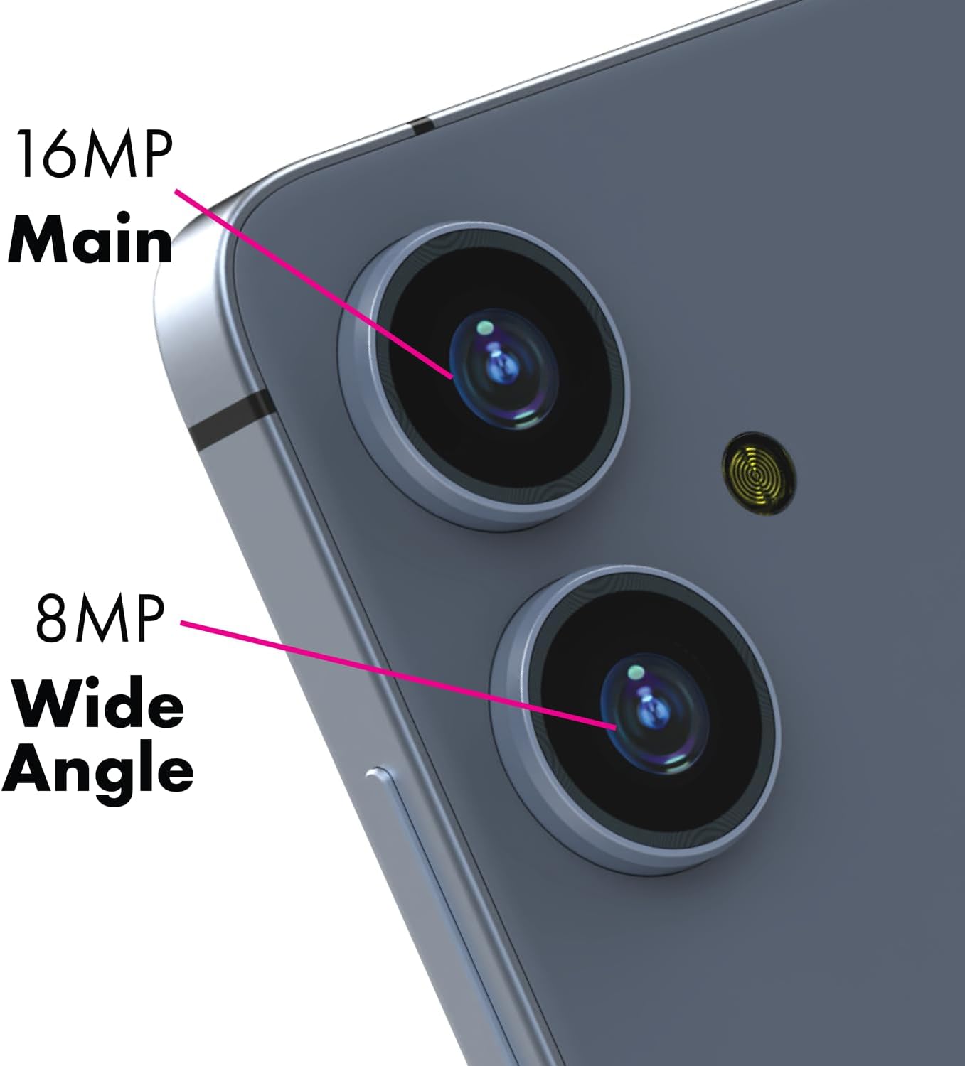 NUU N20 Basic Cell Phone for T-Mobile, Mint, Metro, Qlink, Tello and More 6GB/128GB, Perfect for Teenagers, Dual SIM 4G, Octa-Core 6.6" 90Hz HD+, Unlocked Phones Android Phone 14, US Warranty (Blue) - Image 5