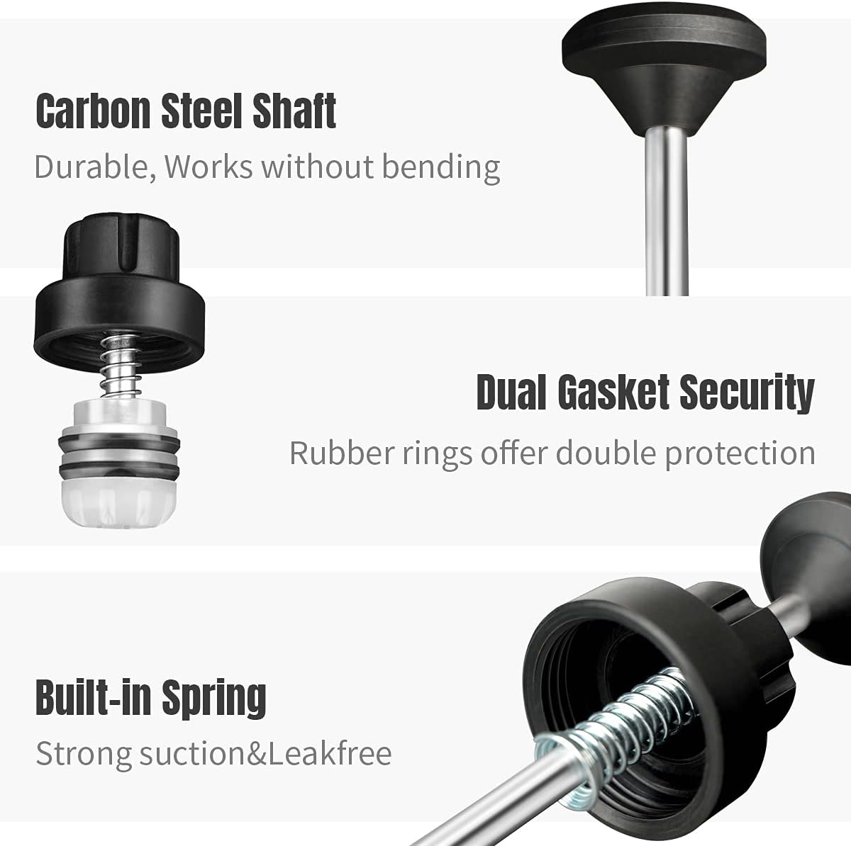 Thorstone Automotive Fluid Extractor Pump, Oil Change Syringe with Hose, Manual Fuel Suction & Filler, Fluid Oil Change Evacuator (7 Oz./0.21 Qt./200 CC) - Image 6