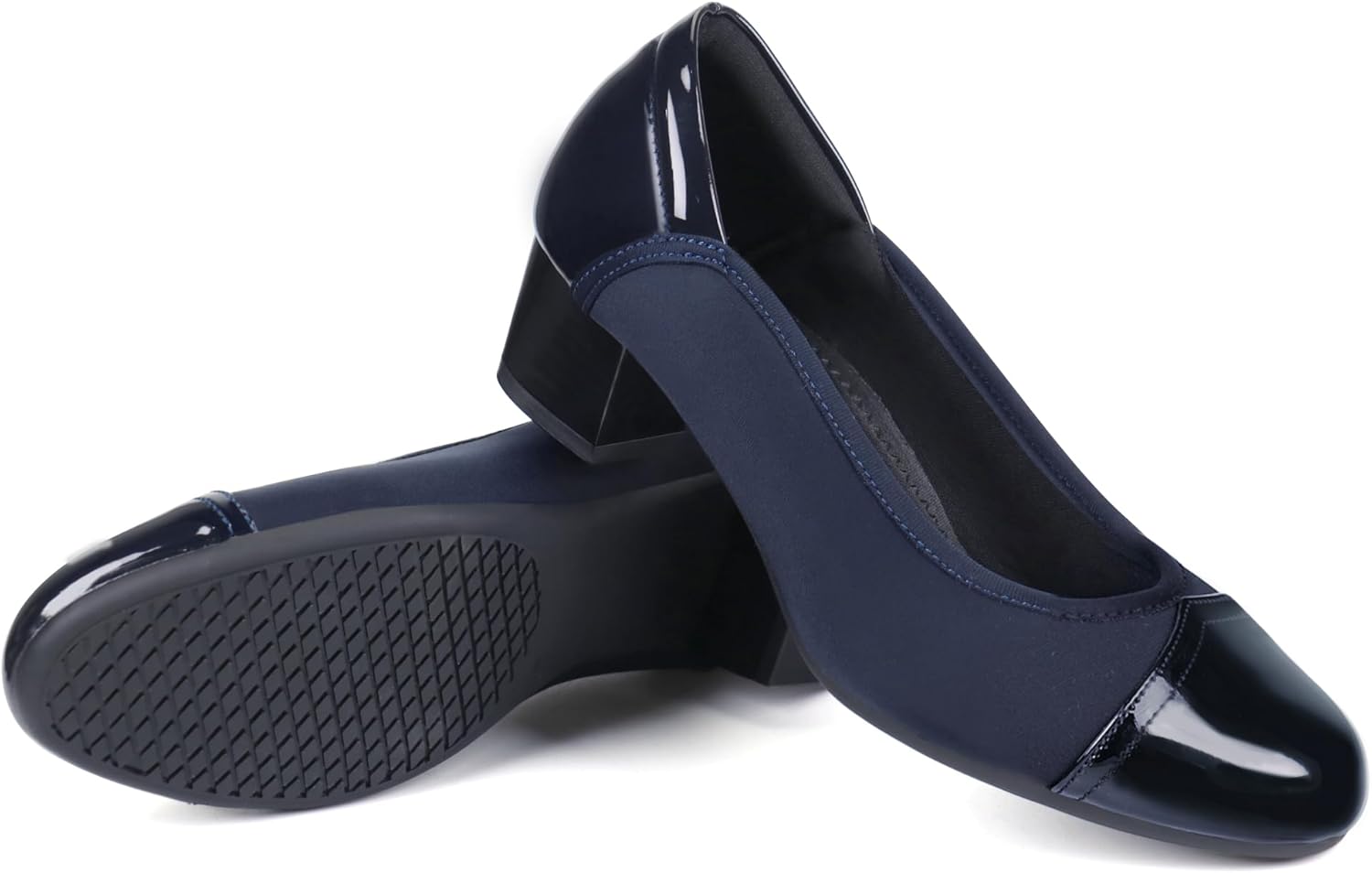 Ortho+rest Women Bunion Dress Shoes Low Heel Orthopedic Pumps Orthotic Slip On Loafers - Image 7