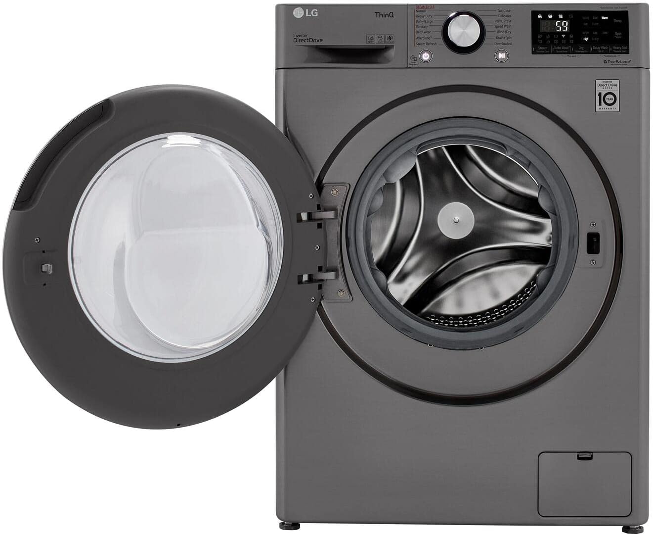 LG WM3555HVA COMBINATION WASHER ELECTRIC DRYER - Image 3