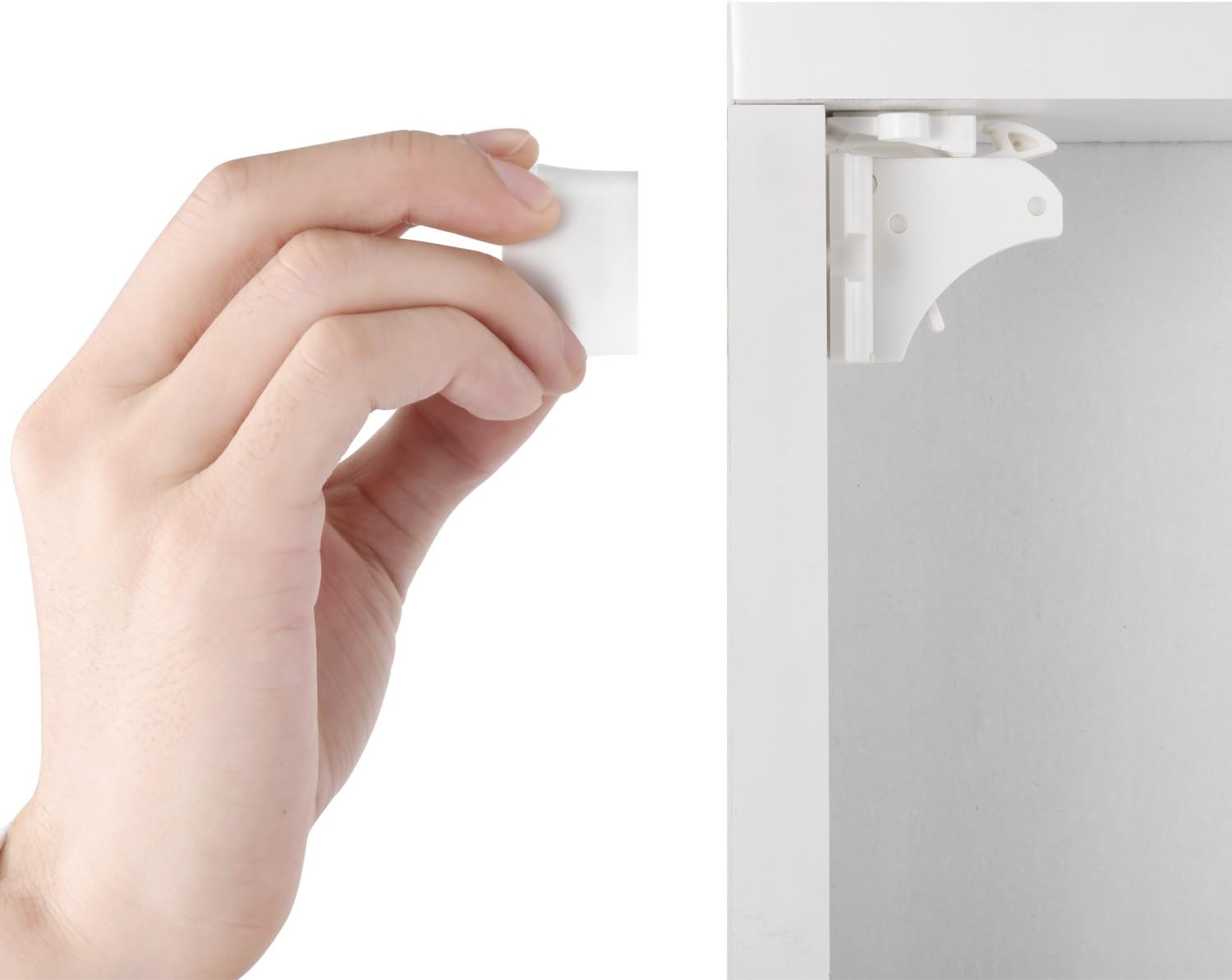 2 Pack Vmaisi Magnetic Cabinet Locks Keys - Extra Stronger Baby Proofing Magnet Drawer Replacement Keys (2) - Image 4