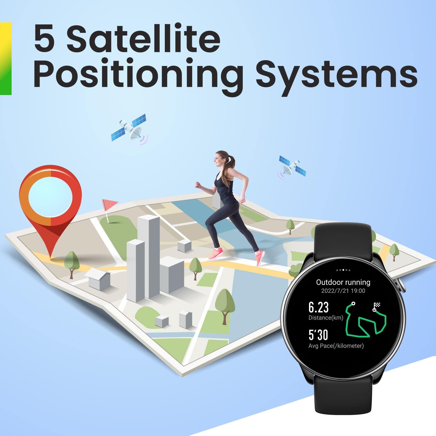 Amazfit GTR Mini Smart Watch 43mm, 14-Day Battery Life, GPS, AI Fitness App Enabled, Heart Rate & Sleep Health Monitoring, Activity Trackers and Smartwatches, Android iPhone Compatible, Misty Pink - Image 4