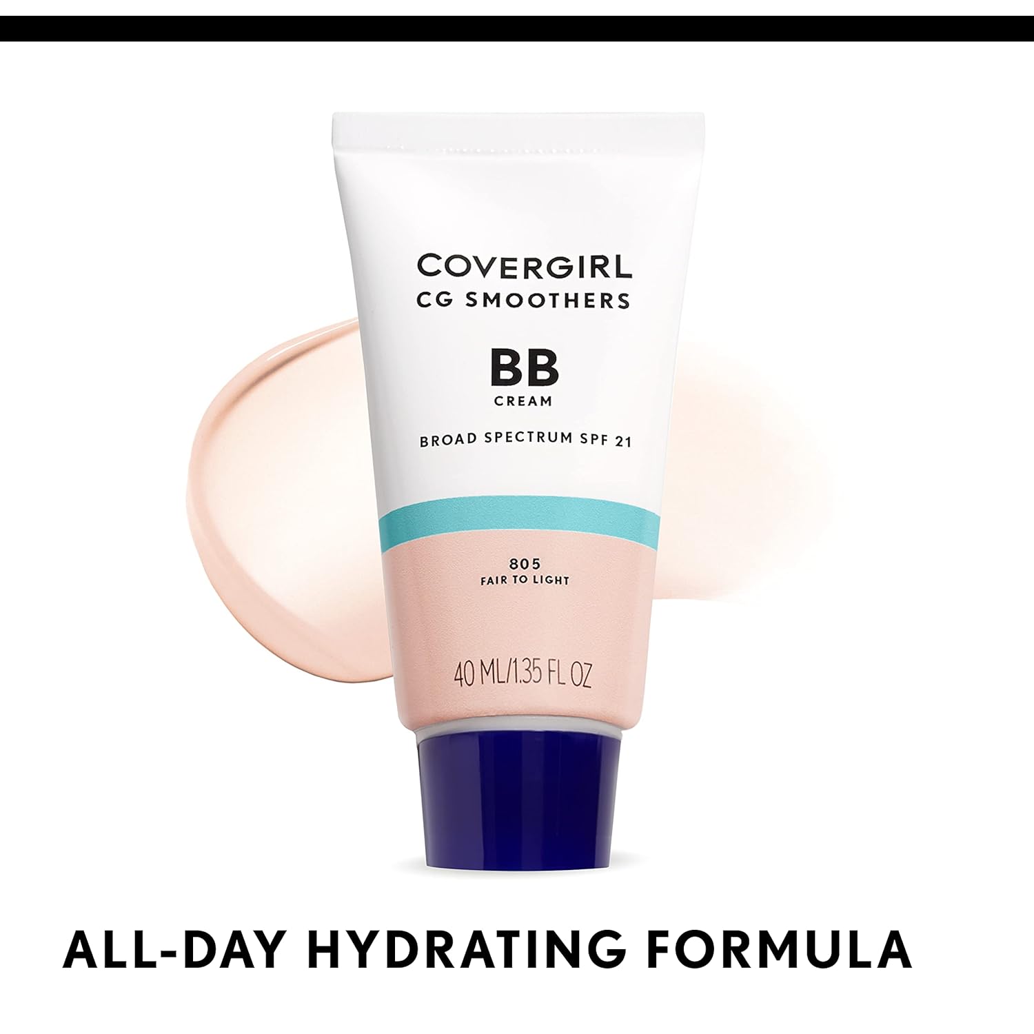 COVERGIRL Smoothers Lightweight BB Cream, 1.35 Fl Oz, Light to Medium Skin Tones, Bb Cream with SPF, Bb Cream Foundation, Improves Skin Elasticity, Blends Effortlessly with Skin Tone, Lightweight Formula - Image 4