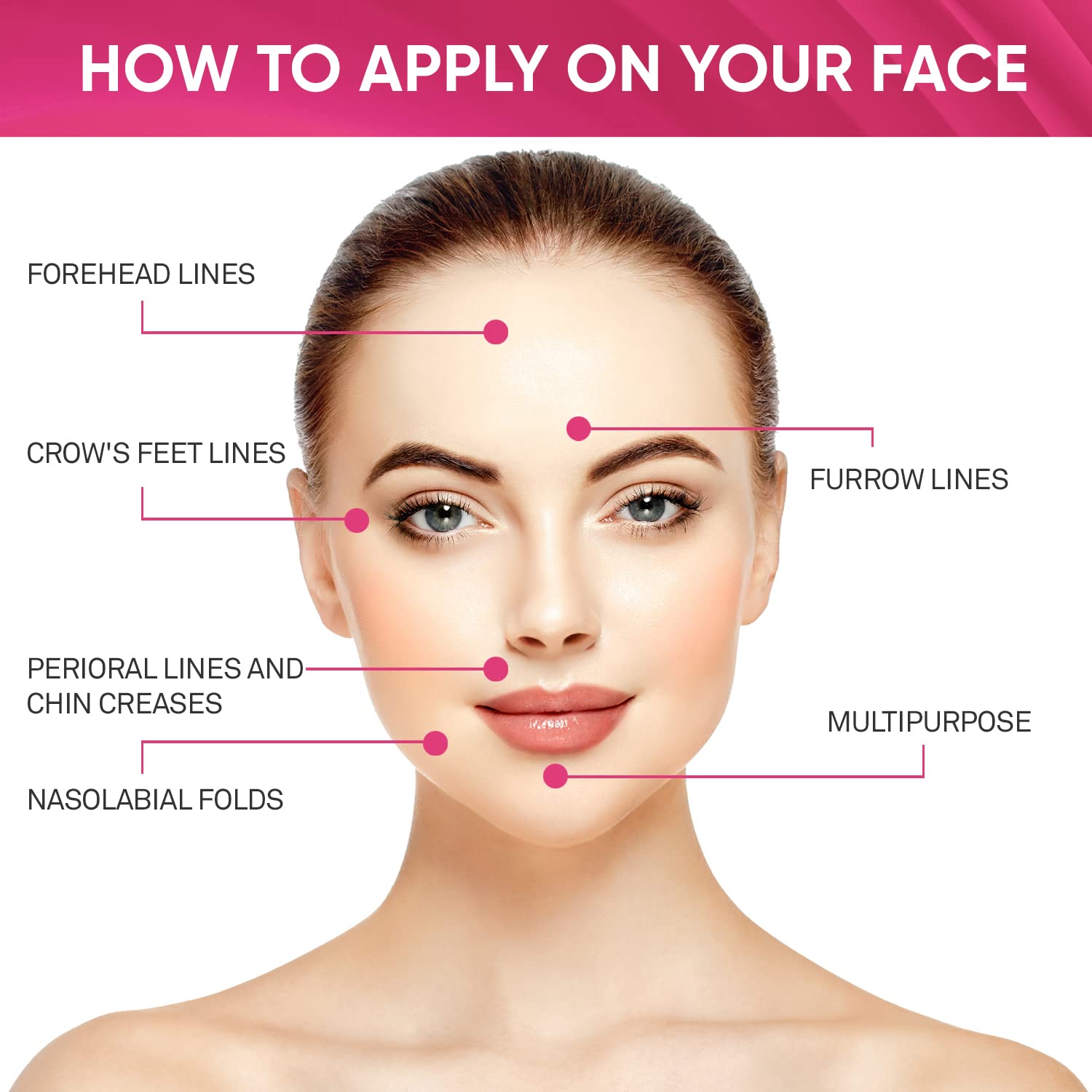 Forehead Wrinkle and Facial Patches: Face Wrinkle Treatment for Forehead, Smile Line, Under Eye- Anti Wrinkle Patches 192pcs - Image 4